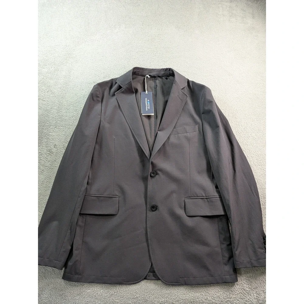 Vineyard Vines OTG Blazer Mens 38R Dark Gray Performance Sport Coat New